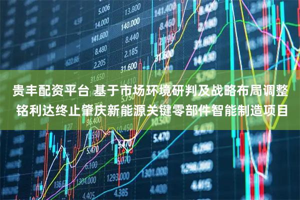 贵丰配资平台 基于市场环境研判及战略布局调整 铭利达终止肇庆新能源关键零部件智能制造项目